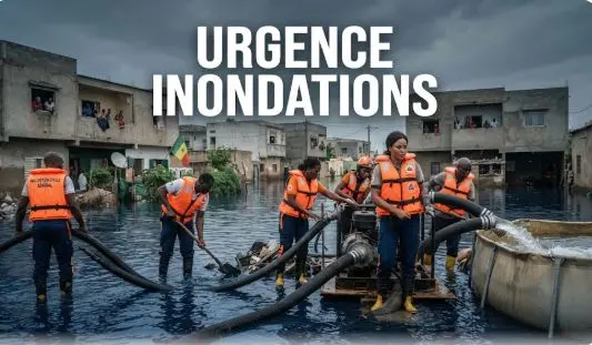 Sénégal : inondations à Dakar et en banlieue, le gouvernement déclenche un plan d’urgence de 10 milliards de FCFA