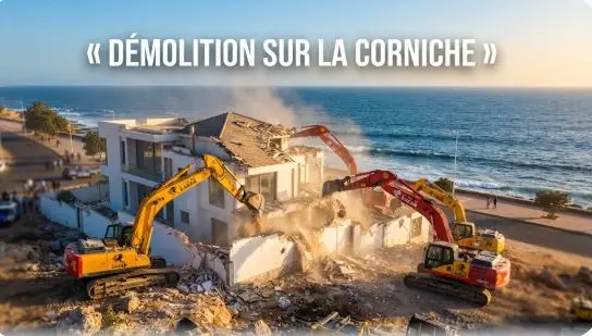 Scandale foncier sur la Corniche Ouest : la mairie de Dakar ordonne la démolition de 12 villas de luxe illégales