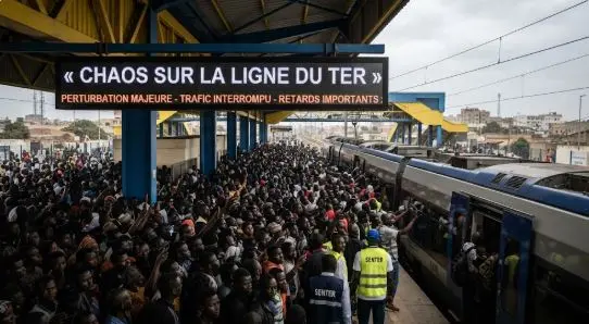 Panne géante sur le TER : des milliers d’usagers bloqués en gare à Rufisque ce matin