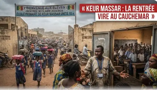 Rentrée scolaire à Keur Massar : des centaines d’élèves rebroussent chemin face au manque de tables-bancs